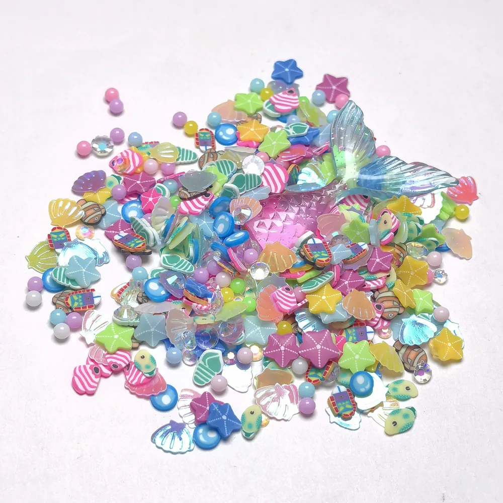 Mermaid & Ocean Slime Charm Mix, product code SLM10001