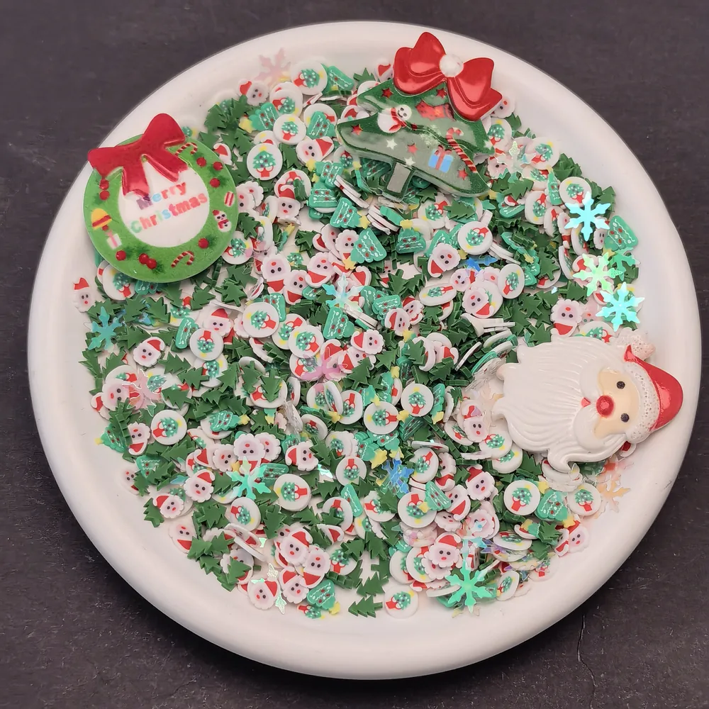 Christmas Santa & Tree Slime Charm Mix, product code SLM10003