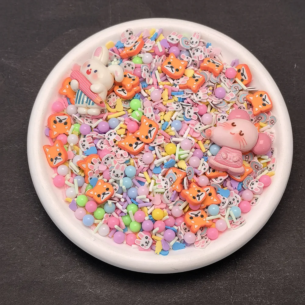 Pastel Animal Slime Charm Mix, product code SLM10005
