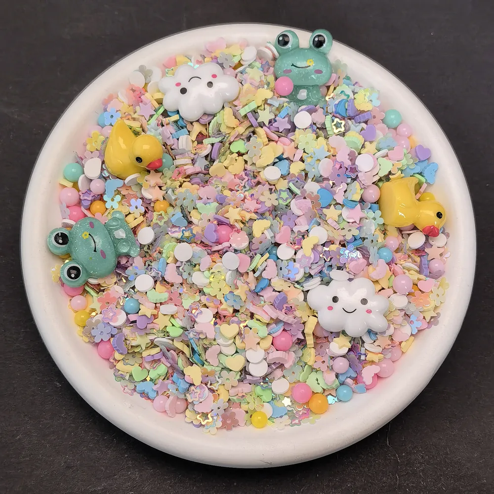 Pastel Frog & Duck Slime Charm Mix, product code SLM10022