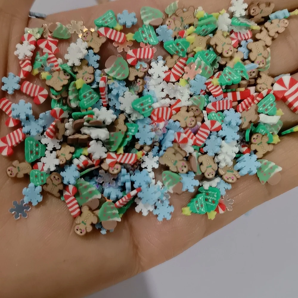 Christmas Polymer Clay Sprinkle Mix main product photo, product code YX4002