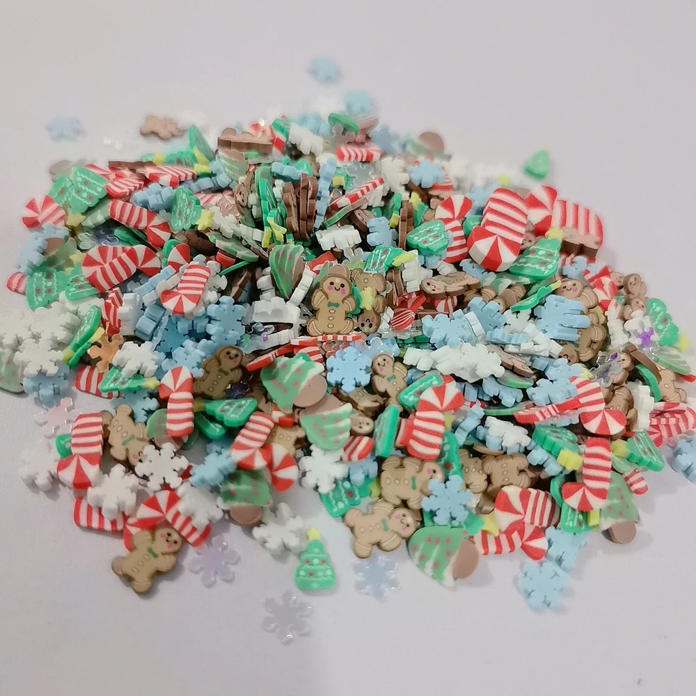 Christmas Polymer Clay Sprinkle Mix product detail photo, product code YX4002 thumbnail