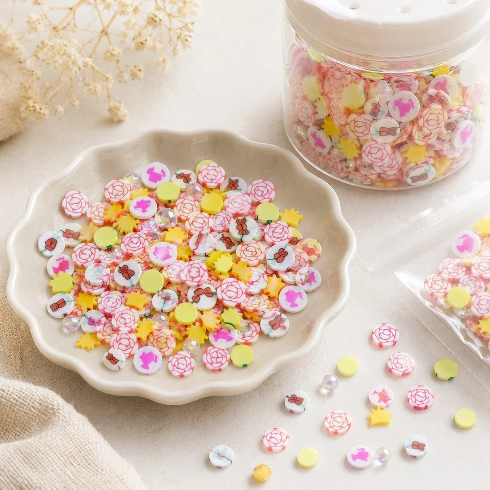 Pastel Candy Polymer Clay Sprinkle Mix B2B sourcing scene, product code YX4010 thumbnail