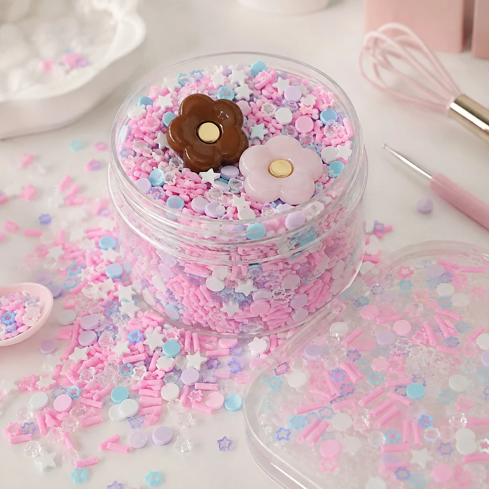 Pastel Candy Polymer Clay Sprinkle Mix supplemental application scene, product code YX4010 thumbnail