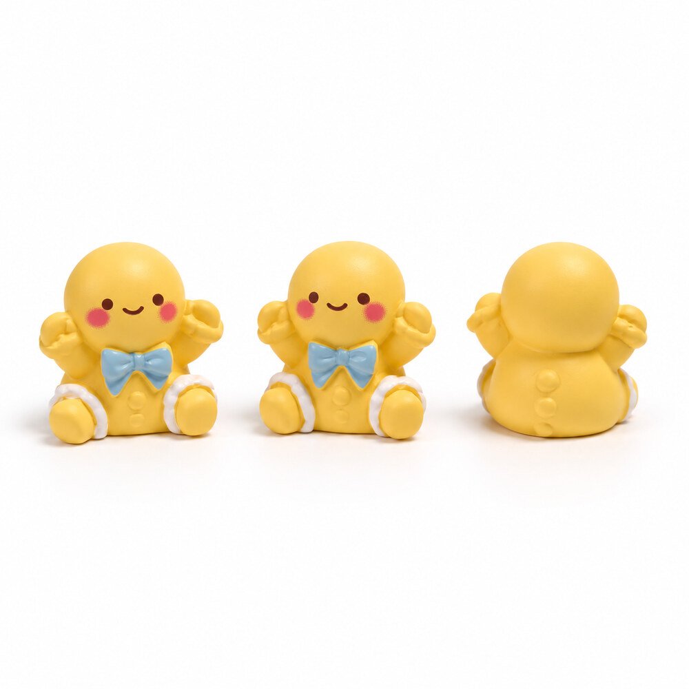 Wholesale Cute Gingerbread Man Christmas Mini Desk and Car Decorations – Custom Sets and Packaging assortment, product code RW001884