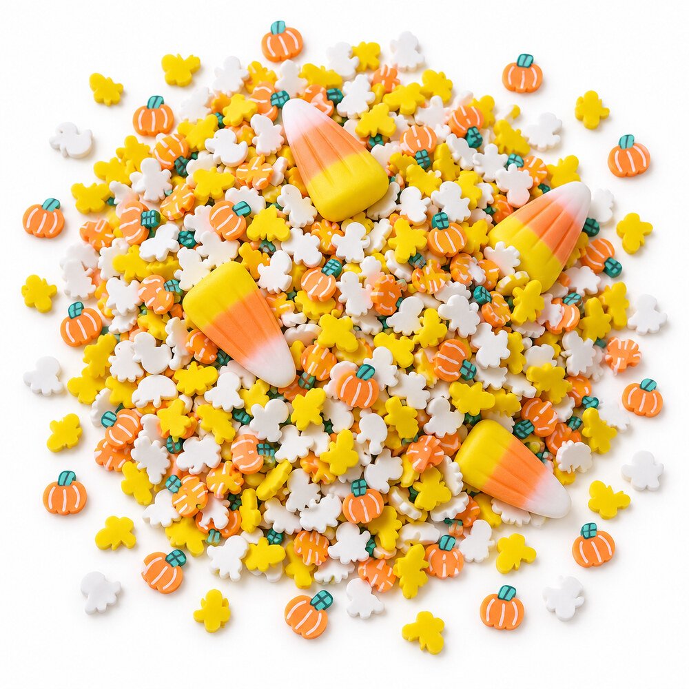 Wholesale Easter Slime Filler Mix with Eggshell Sprinkles, Carrot Clay Slices and Resin Charms assortment, product code SLM574