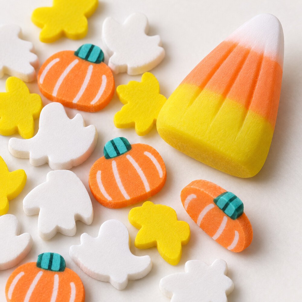 Wholesale Easter Slime Filler Mix with Eggshell Sprinkles, Carrot Clay Slices and Resin Charms material and detail image, product code SLM574 thumbnail