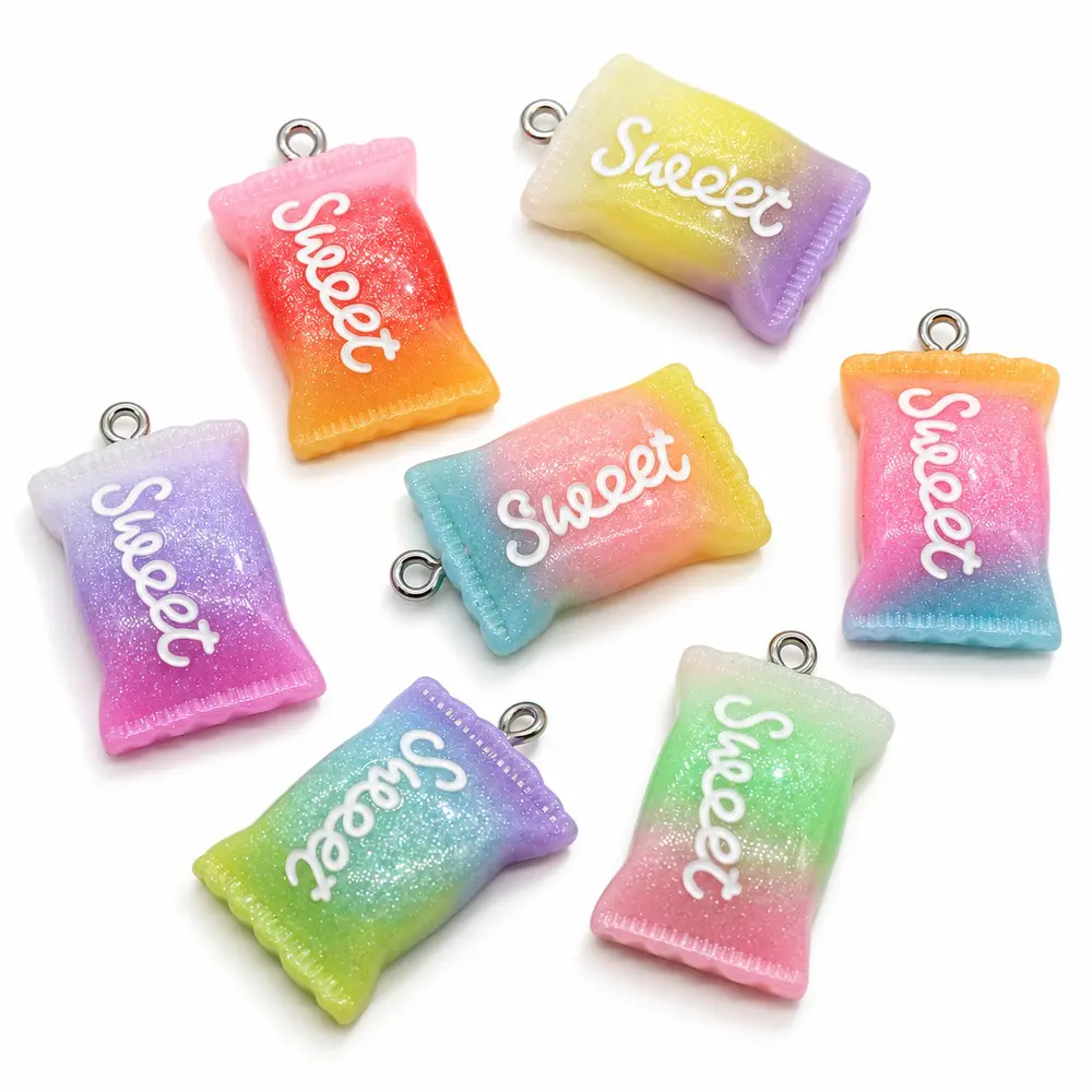 Mixed Sweet Candy Resin Charms main product photo, product code RW474