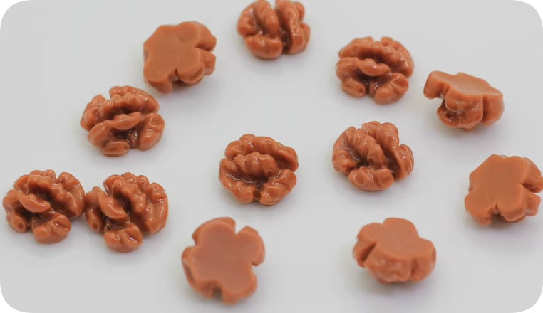 10 mm Walnut Resin Flatbacks for Bulk Craft Supply supplied product reference, product code RW749 thumbnail