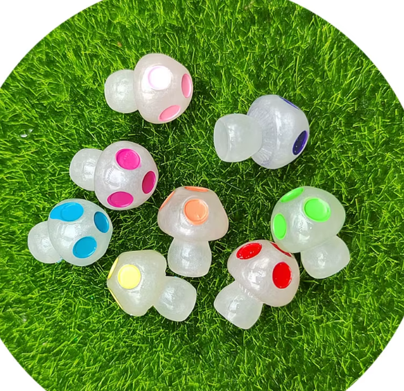Luminous Mini Mushroom Resin Figurines assortment, product code RW20946