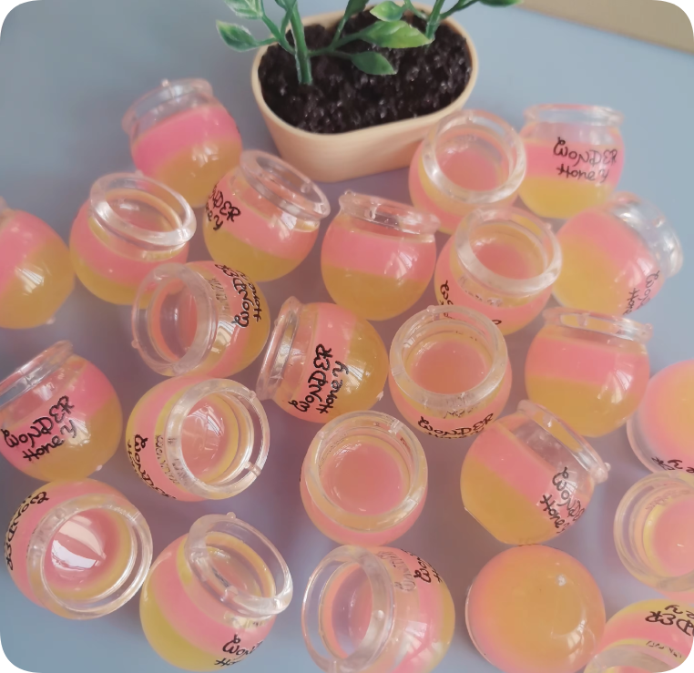 Luminous Honey Jar Resin Craft Charms assortment, product code RW25404