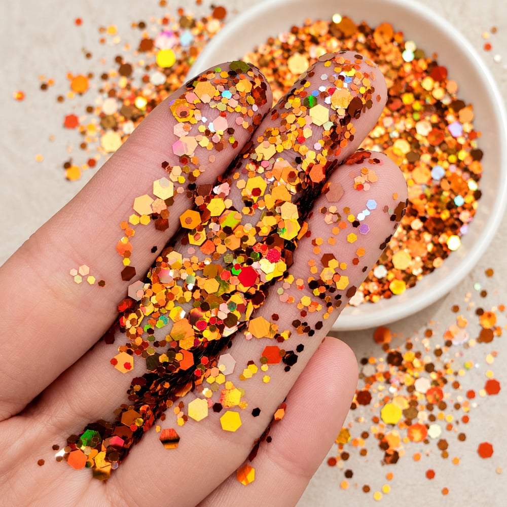 Holographic Hexagon Glitter Mix Wholesale styled assortment illustration, product code MA168 thumbnail