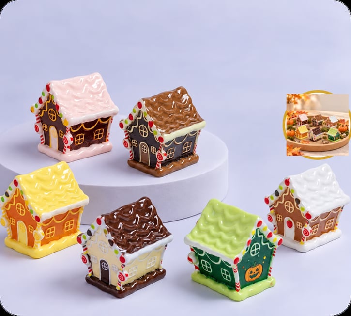 Christmas Cottage Resin Miniatures assortment, product code RW26818
