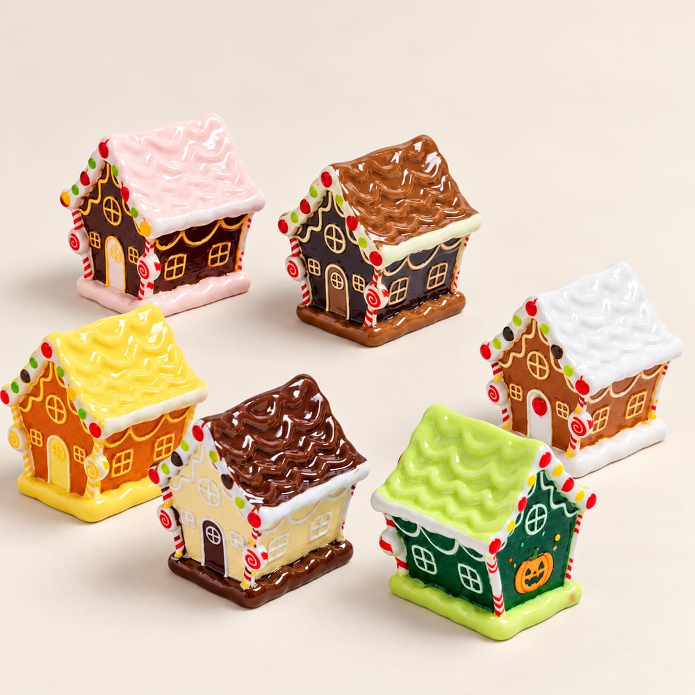 Christmas Cottage Resin Miniatures styled studio illustration, product code RW26818 thumbnail