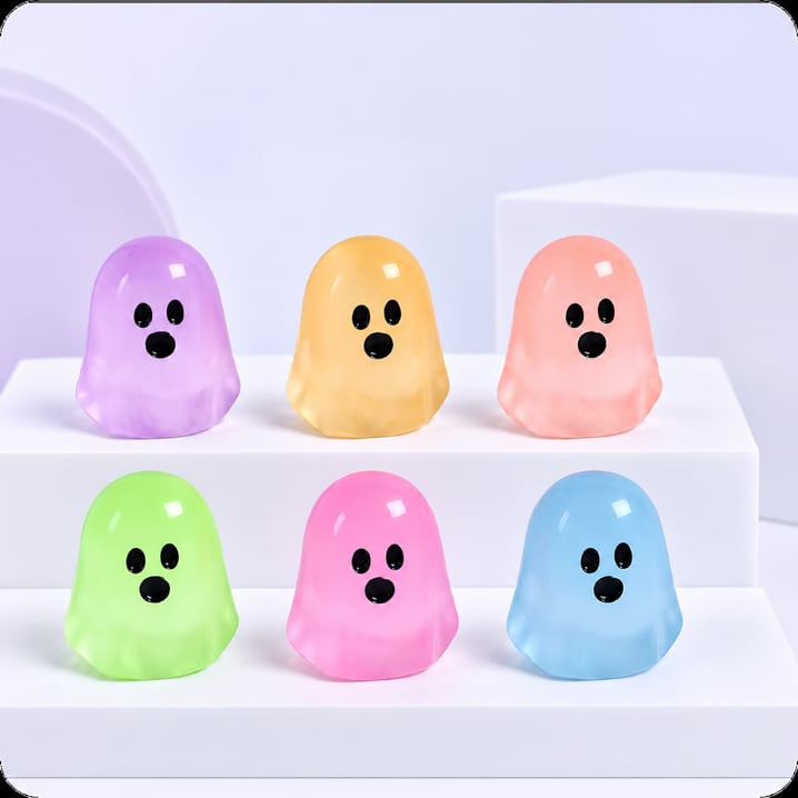 Pastel Ghost Resin Miniatures assortment, product code RW26820