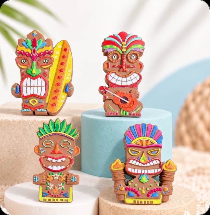 Colorful Totem Resin Miniatures assortment, product code RW26823