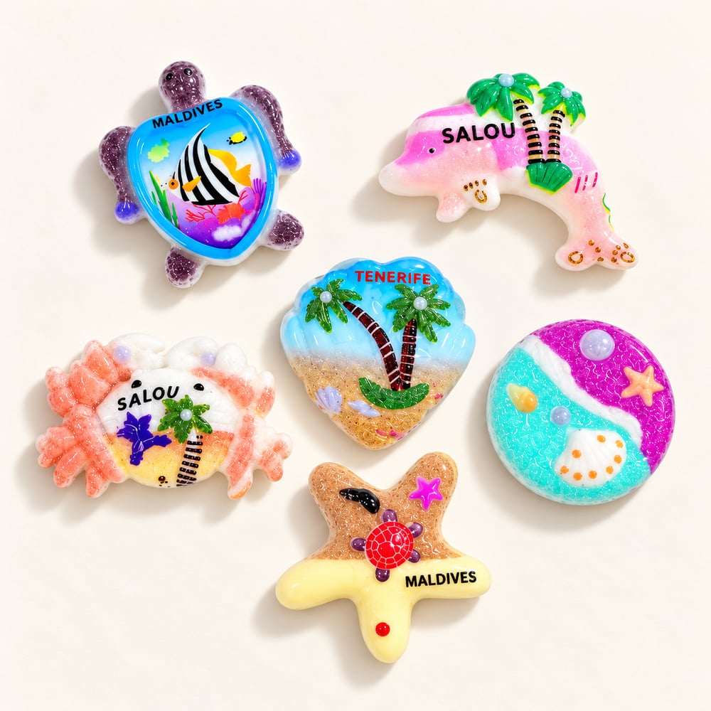 Ocean Theme Resin Decorative Charms styled studio illustration, product code RW26825 thumbnail
