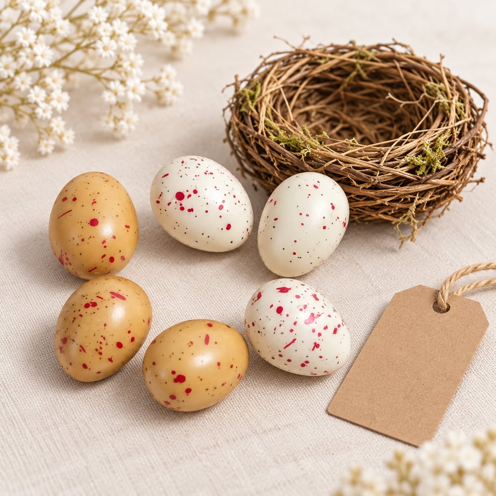 Speckled Bird Egg Resin Miniatures styled scene illustration, product code RW26827 thumbnail