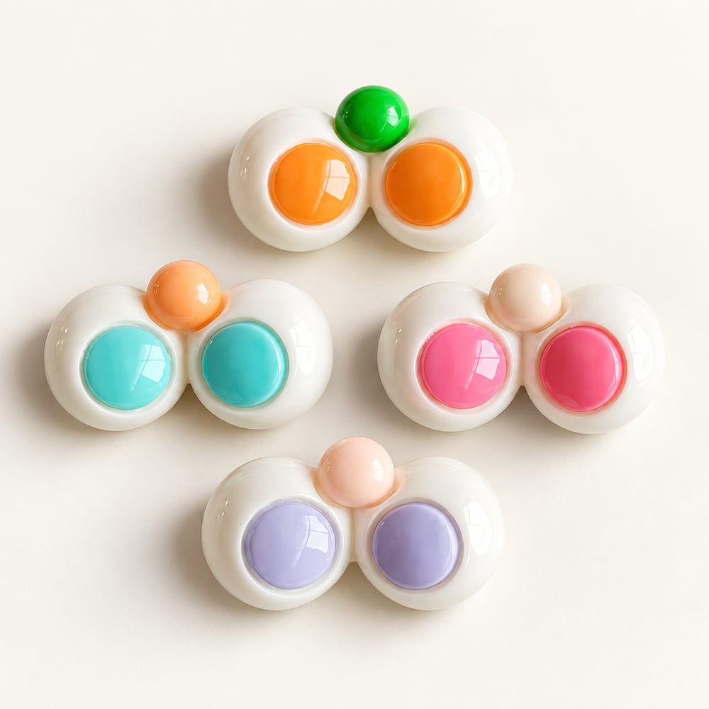 Colorful Cartoon Eye Resin Flatback Mix styled detail illustration, product code RW22135 thumbnail