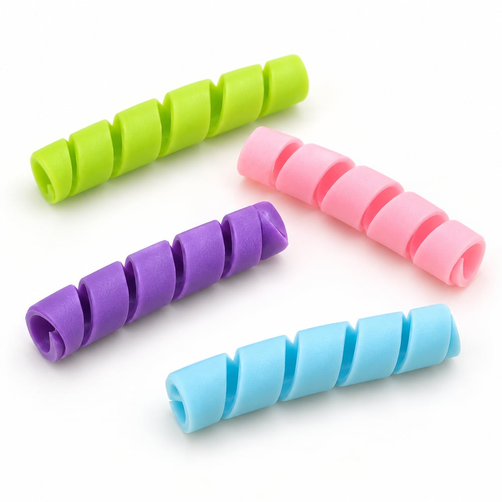 Pastel Twisted Polymer Clay Craft Decorations styled detail illustration, product code YX118 thumbnail