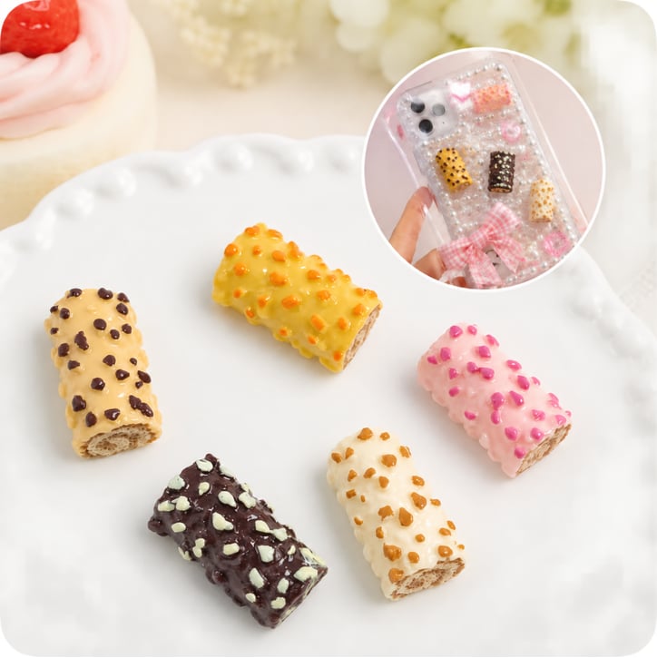 Mini Crunchy Cake Resin Cabochons assortment, product code RW26751
