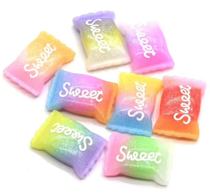 Mixed Sweet Candy Resin Charms assortment, product code RW474