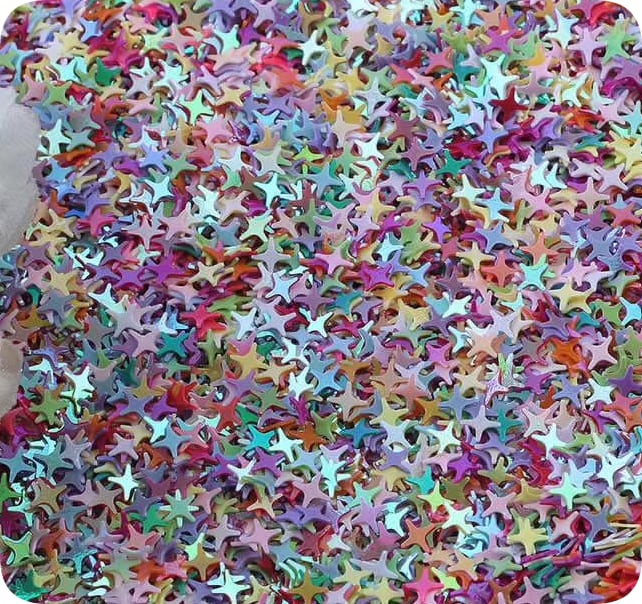 Rainbow Star Glitter Confetti assortment, product code MA059