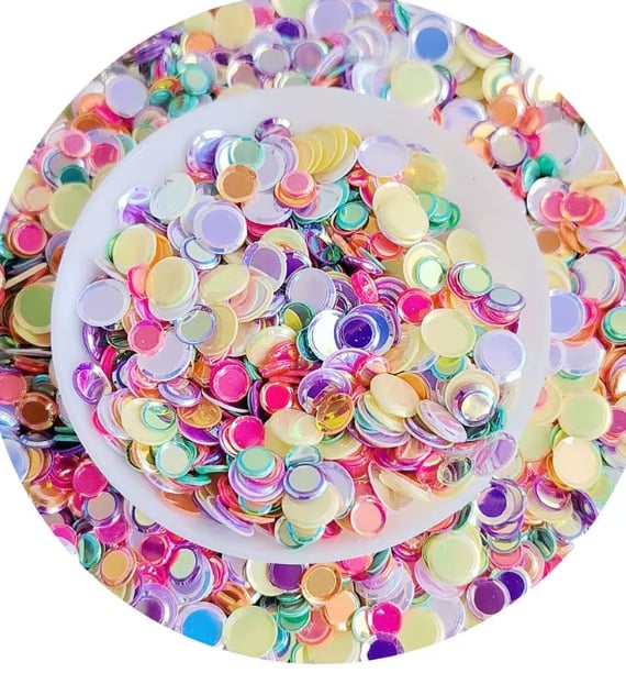 Mixed Round Craft Confetti Sequins assortment, product code MA274