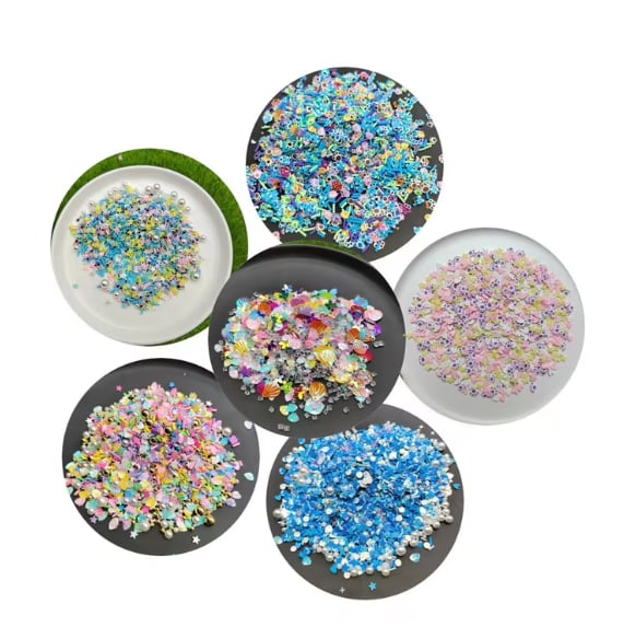 Polymer Clay Sprinkle and Decorative Filler Mix assortment, product code YX3084-YX3087-YX3089-YX3103-YX3112-YX3115