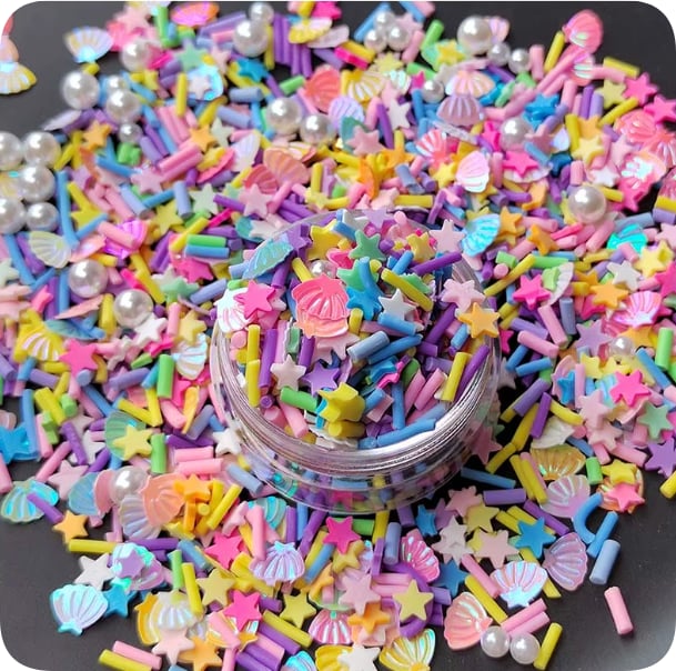 Polymer Clay Sprinkle and Decorative Filler Mix individual design YX3087, product code YX3084-YX3087-YX3089-YX3103-YX3112-YX3115 thumbnail