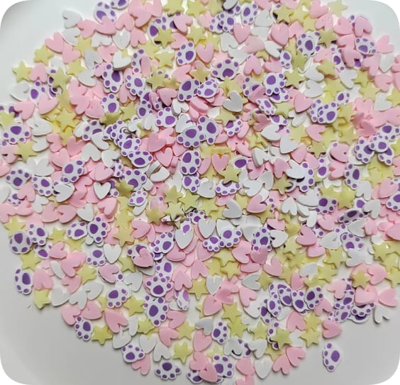 Polymer Clay Sprinkle and Decorative Filler Mix individual design YX3103, product code YX3084-YX3087-YX3089-YX3103-YX3112-YX3115 thumbnail
