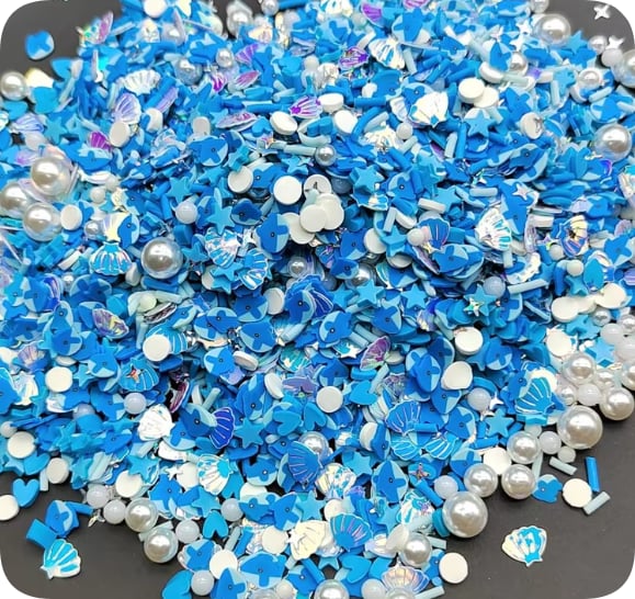 Polymer Clay Sprinkle and Decorative Filler Mix individual design YX3112, product code YX3084-YX3087-YX3089-YX3103-YX3112-YX3115 thumbnail