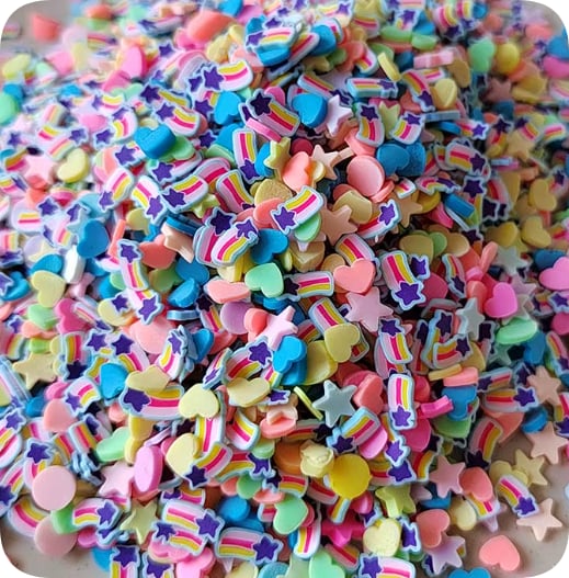 Polymer Clay Sprinkle and Decorative Filler Mix individual design YX3115, product code YX3084-YX3087-YX3089-YX3103-YX3112-YX3115 thumbnail