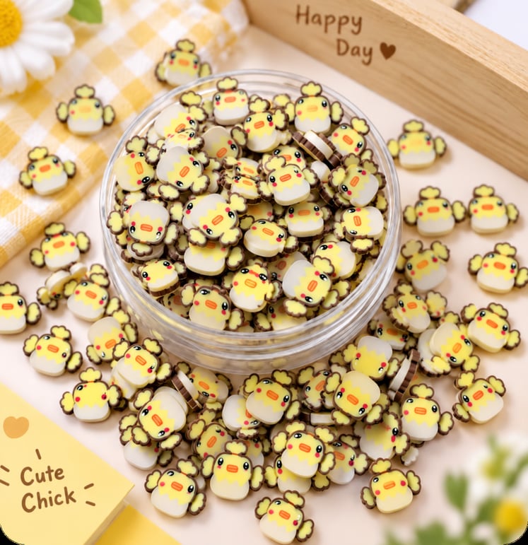 Chick Polymer Clay Craft Sprinkles assortment, product code YX354