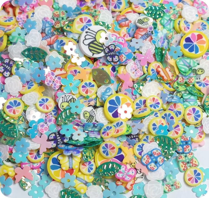 Butterfly Flower Citrus Decorative Sprinkle Mix supplied product reference, product code YX4156