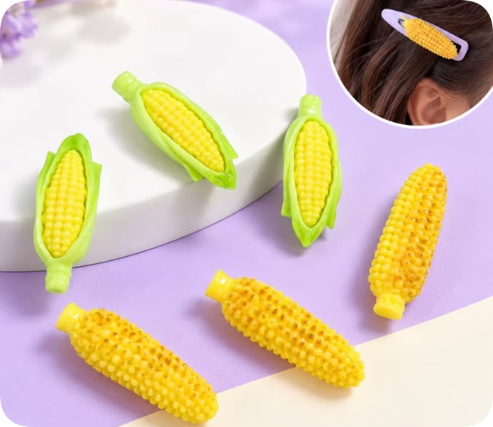 Miniature Corn Resin Decorations assortment, product code RW26904