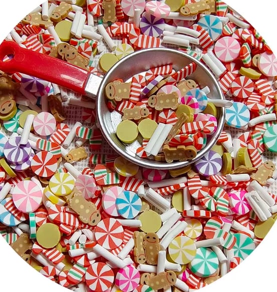 Christmas Polymer Clay Sprinkle Mix Assortment group assortment reference, product code YX3092/YX3093/YX3094/YX3095