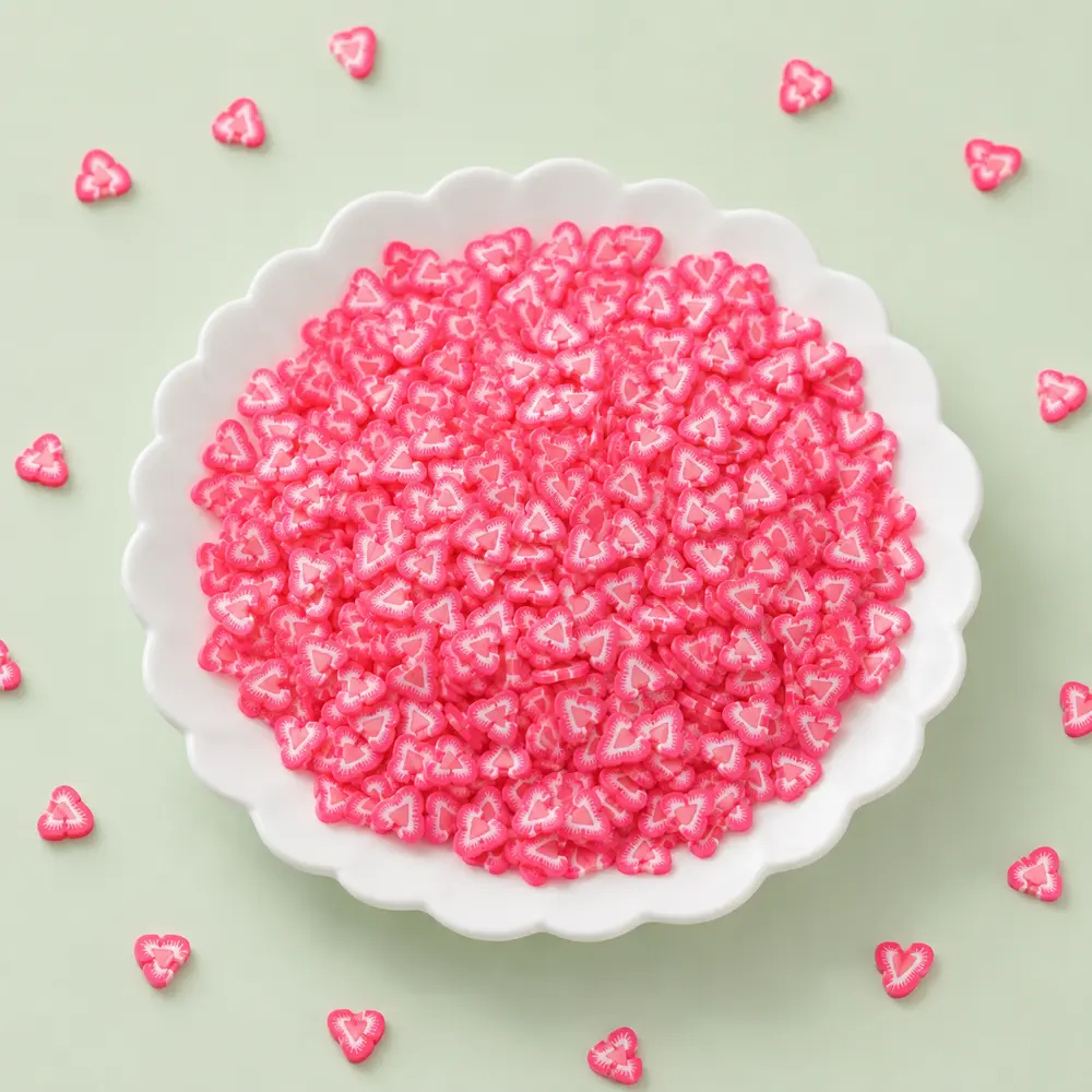 Pink Candy White Plate Mix wholesale, product code YX038