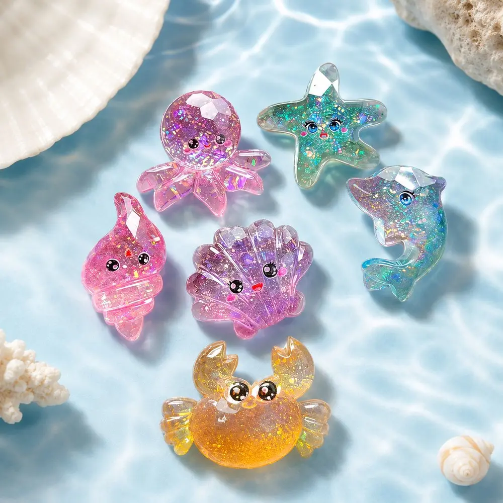 Iridescent Ocean Animal Charms wholesale, product code RW994