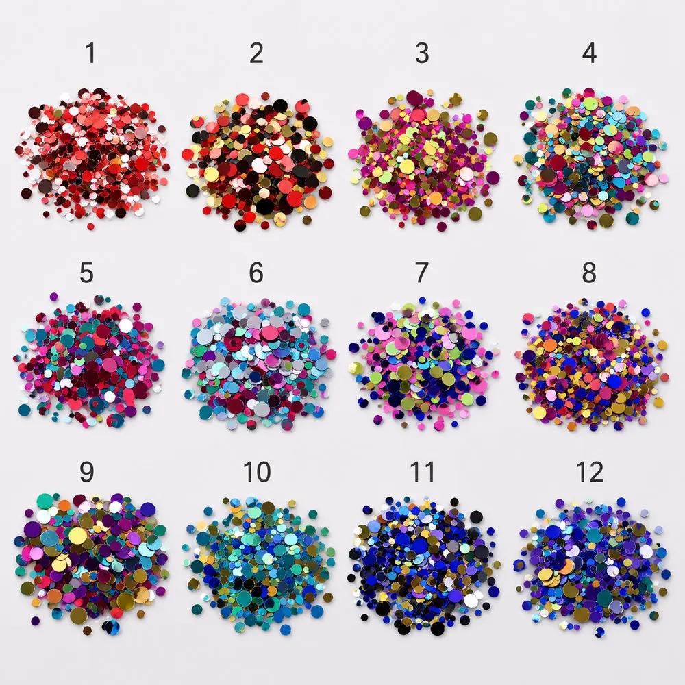Multicolor Round Confetti Assortment wholesale, product code MA059