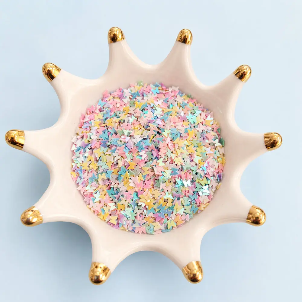 Pastel Butterfly Confetti Bowl wholesale, product code MA107