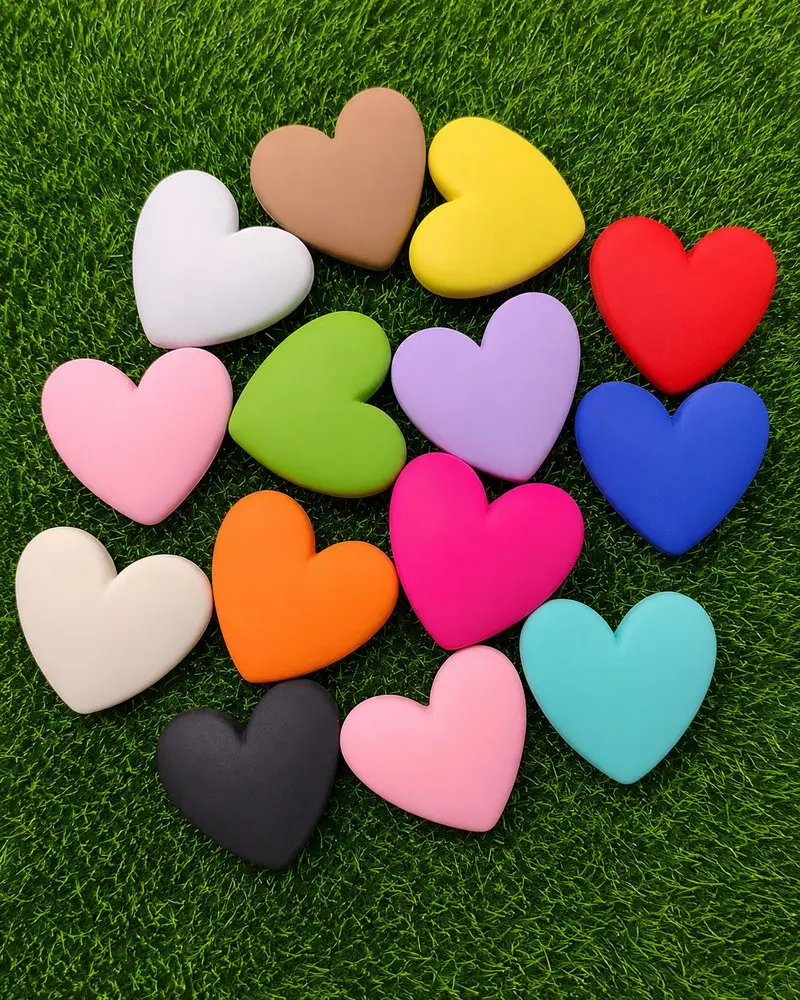 Pastel Heart Flatback Charms wholesale, product code RW26412