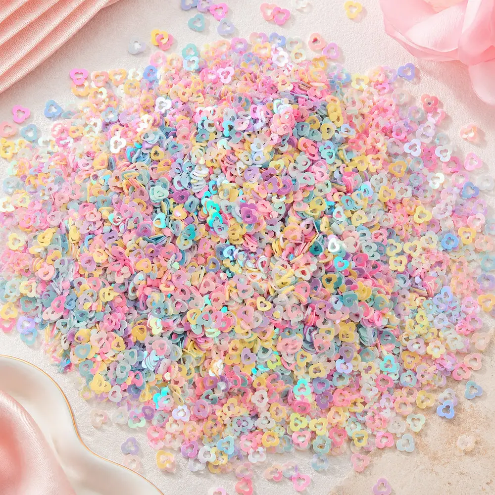 Pastel Mini Heart Sequins wholesale, product code MA084