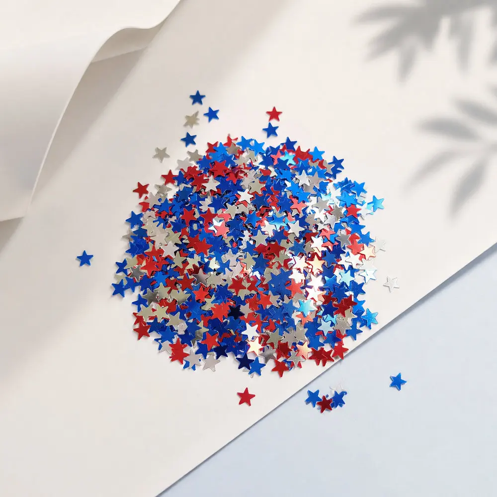 Patriotic Star Confetti Mix wholesale, product code MA602